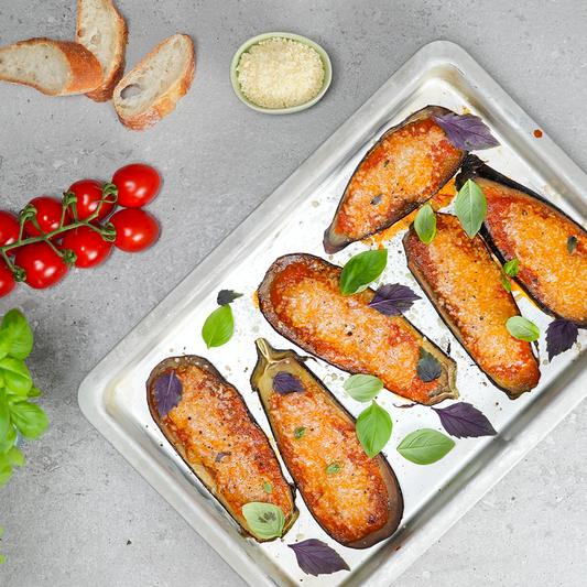 Italiaanse aubergineschijfjes