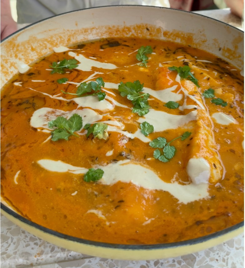 Ottolenghi's witte vis met tahinsaus