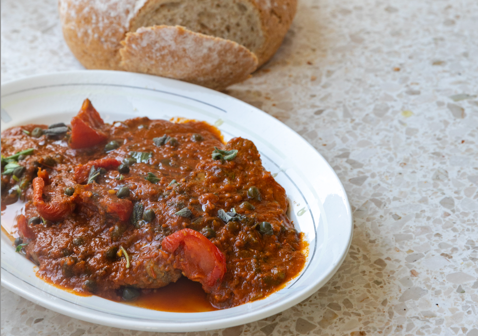 Biefstuk à la puttanesca