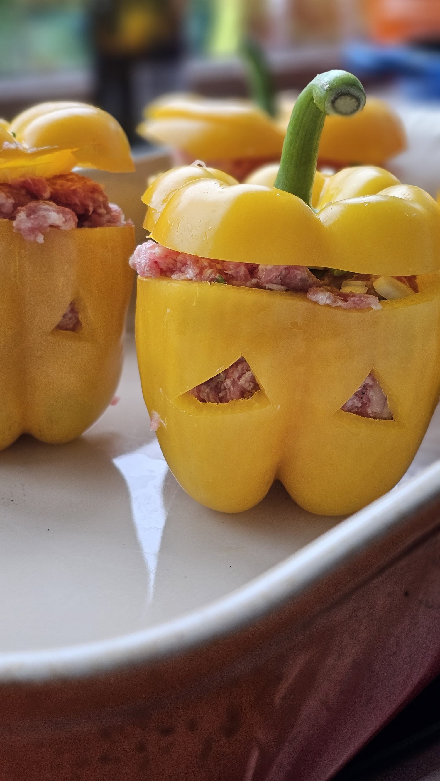 gevulde paprika's met de think yelloween