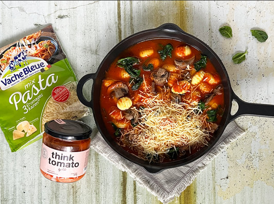 Gnocchi met think tomato