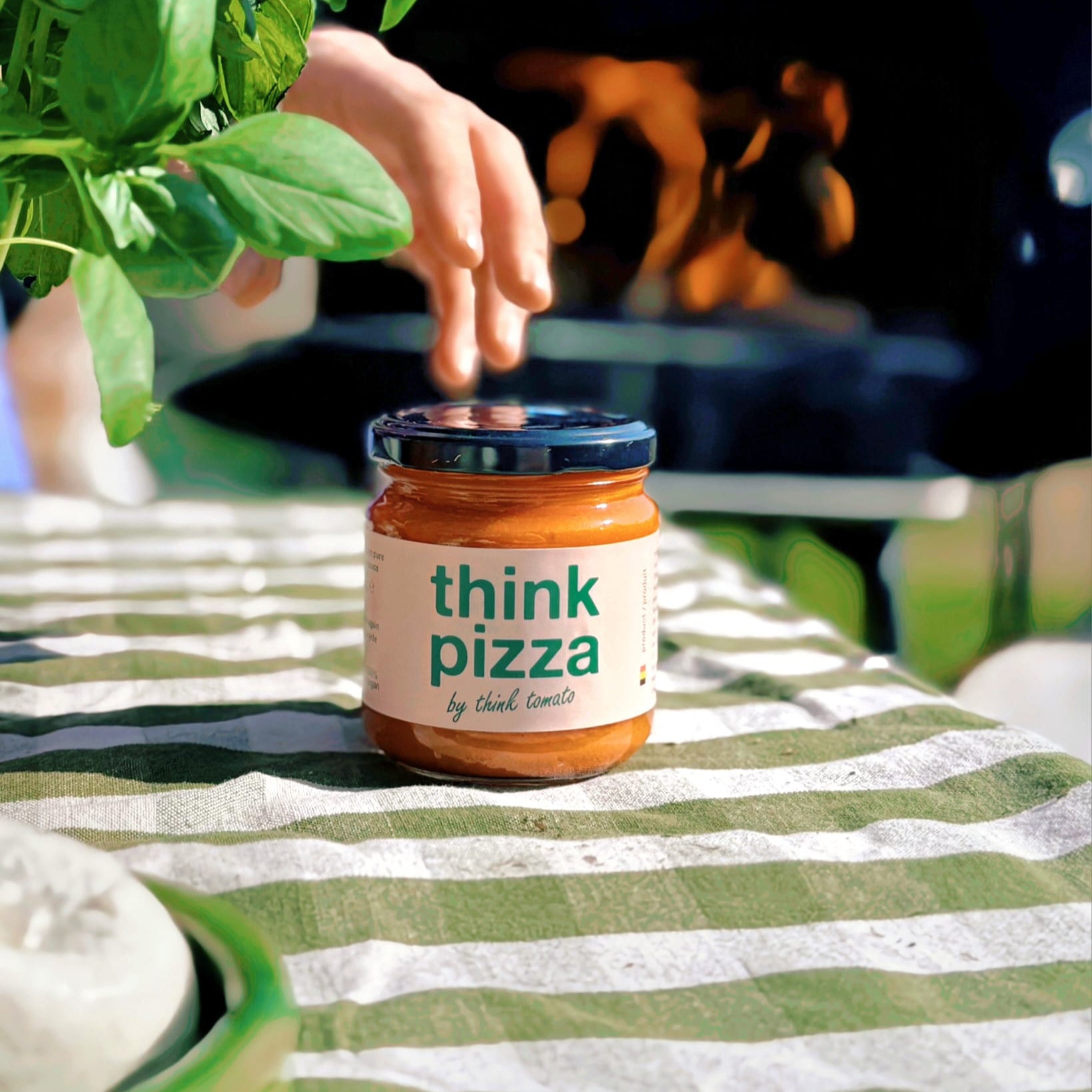 think pizza!