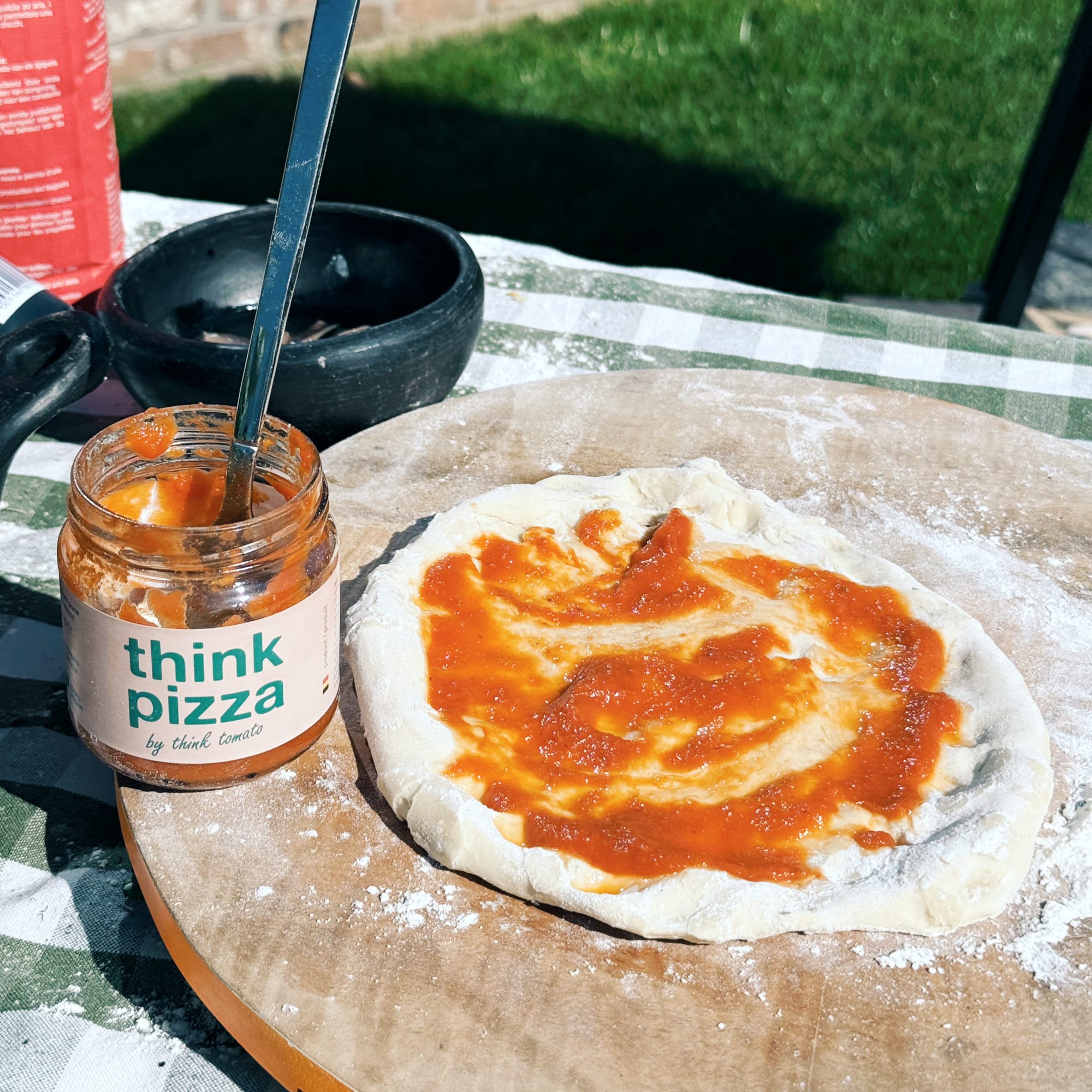 think pizza!