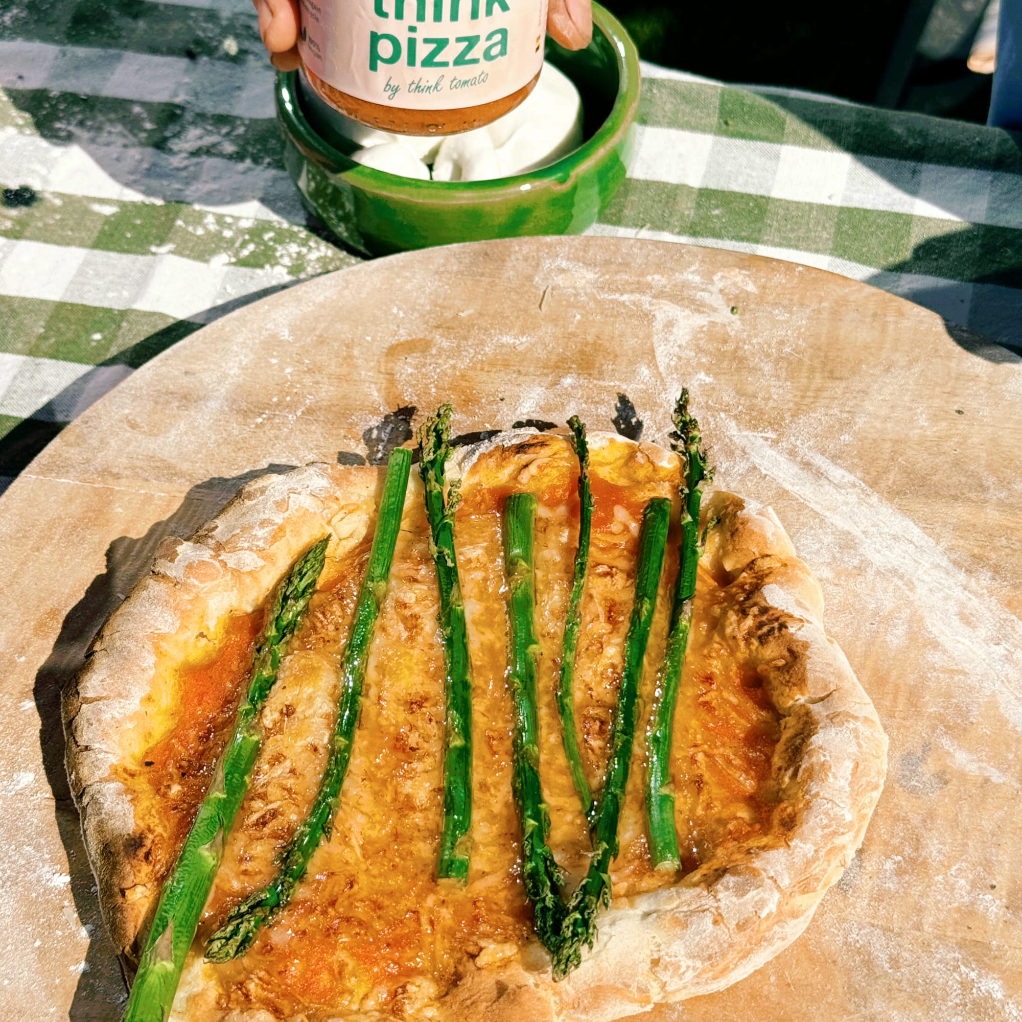 think pizza!