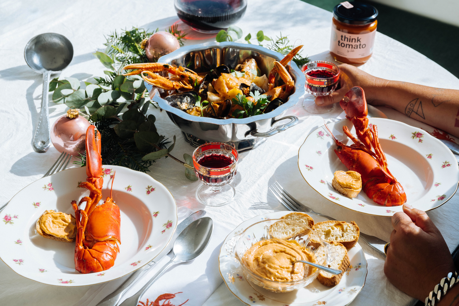 bouillabaisse met kreeft