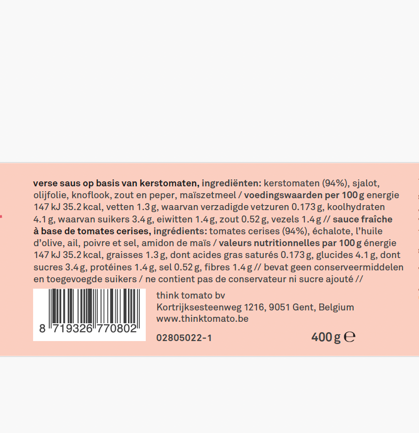 think tomato original 400gr