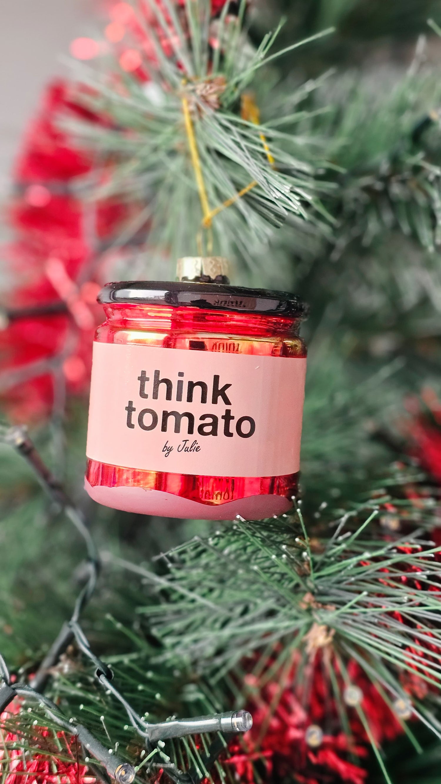 think tomato kerstbal